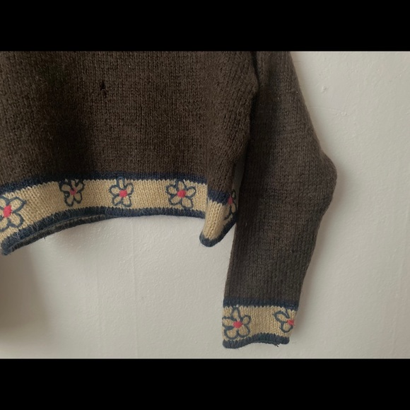 SOLD Vintage Boho Vintage Sweater - Picture 3 of 3